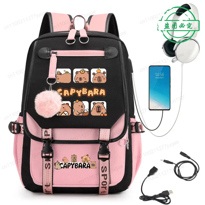 Cabine rugzak met laptopvak en oplaadpoort