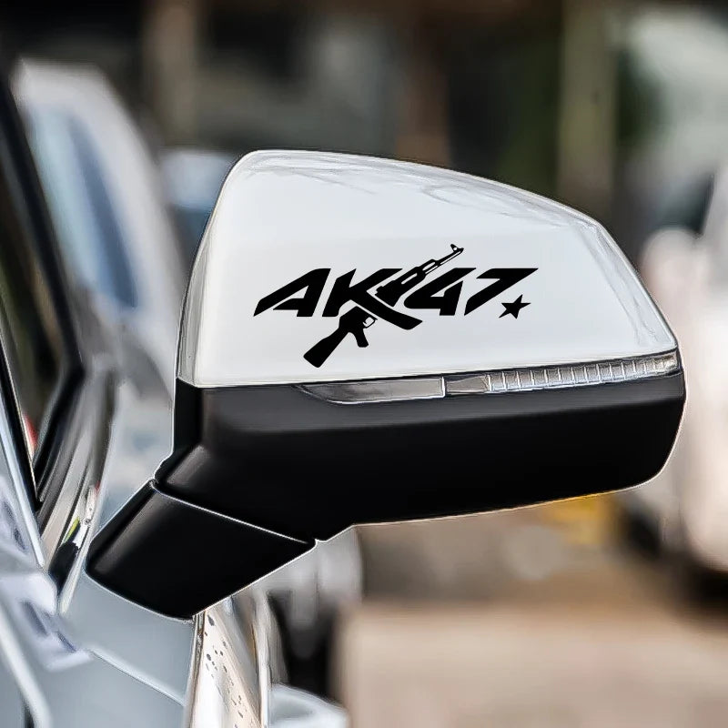 auto stickers - AK47 ontwerp met holografische glans voor unieke uitstraling
