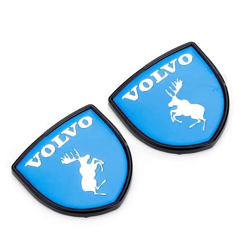 Auto stickers - Gele Volvo badges voor een unieke uitstraling