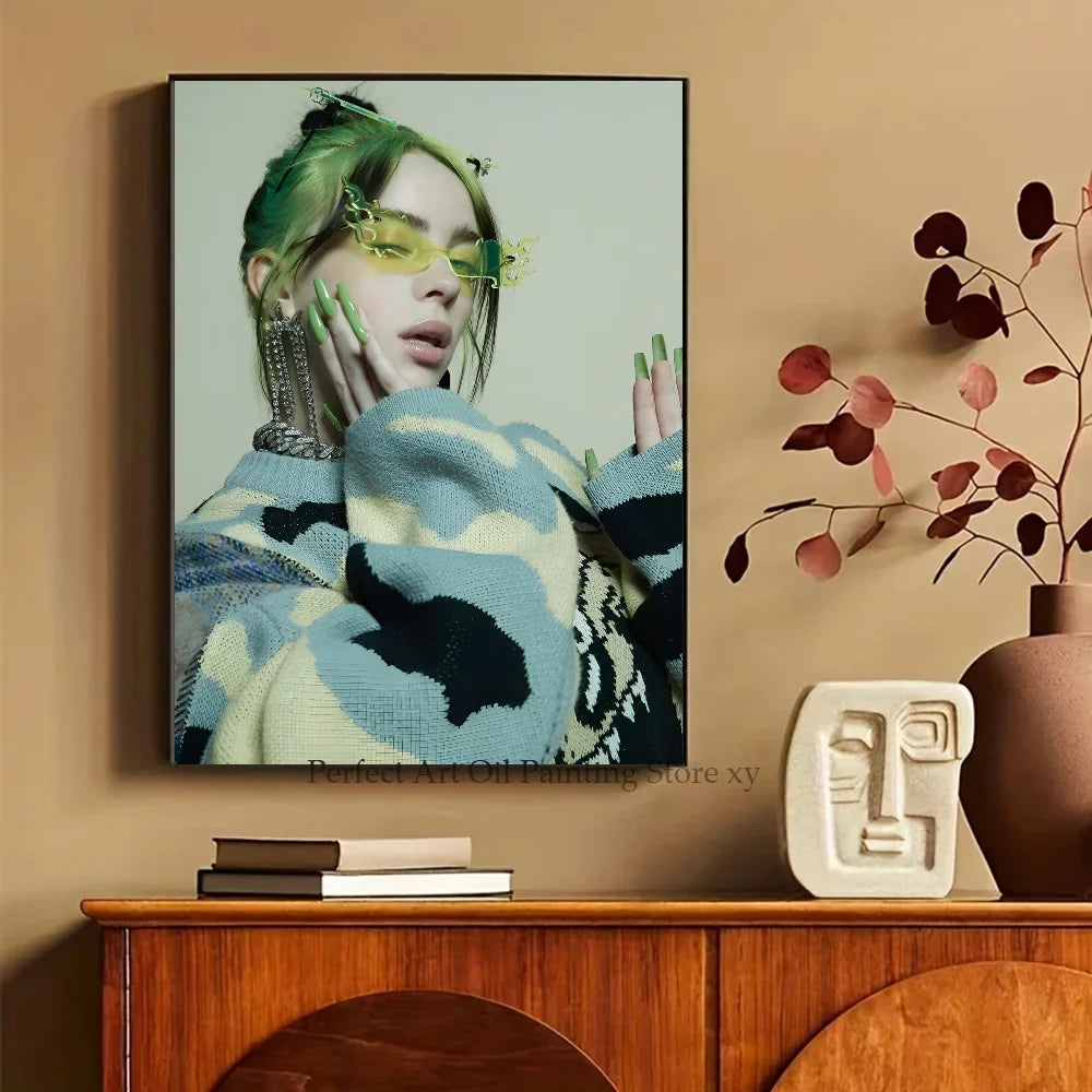 Poster in beige en zandtinten