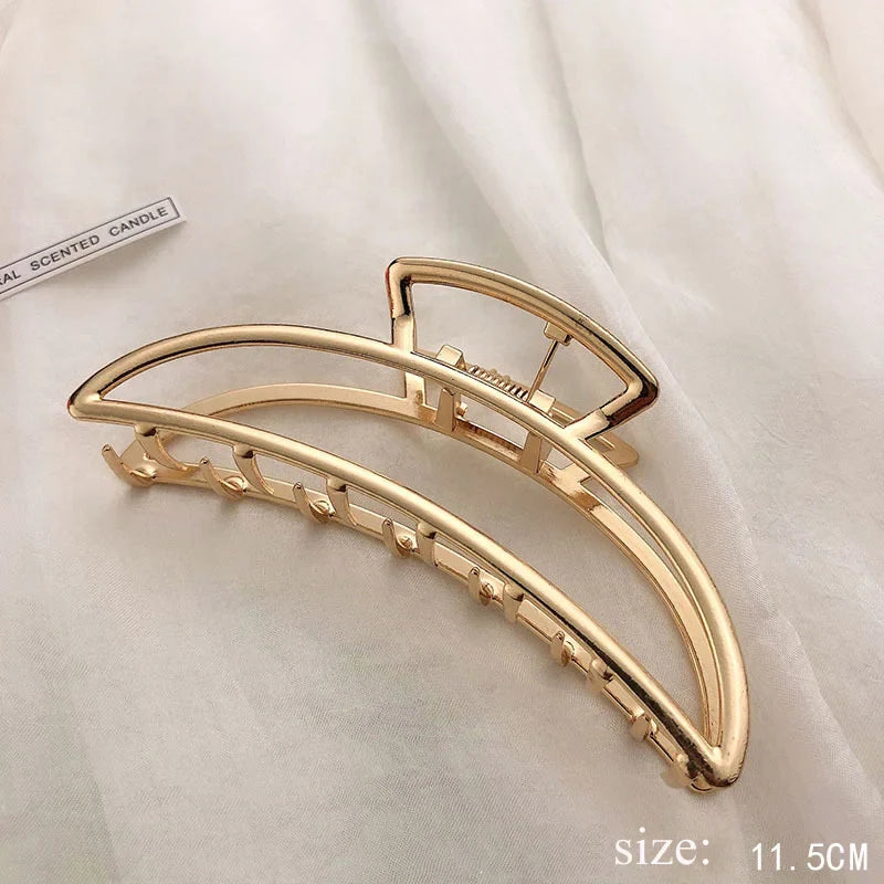 Trendy haarclips in goud en zilver