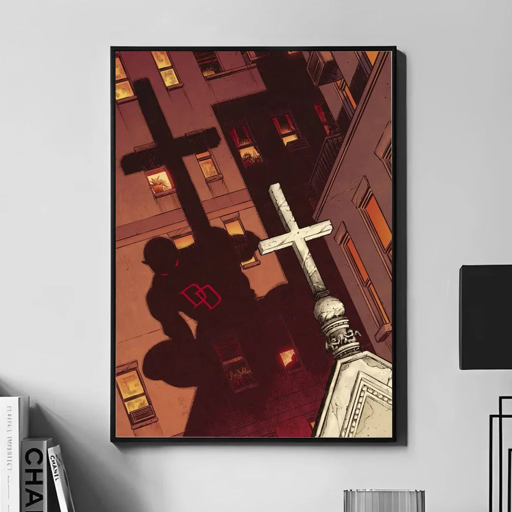 Poster met dieren in zachte kleuren