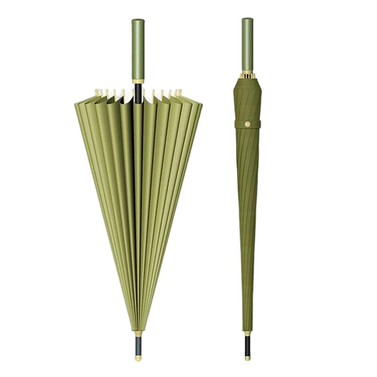 Draagbare paraplu met compacte vorm