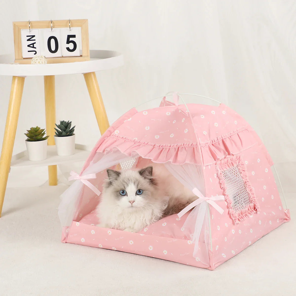 Kattenmand Action met zachte stof – Perfect voor dutjes