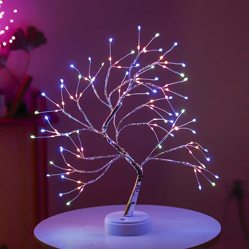 Lampje nachtkast met glazen kap – Elegant en licht