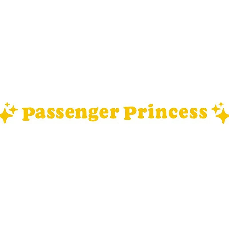auto stickers - Passenger Princess sticker voor persoonlijke flair
