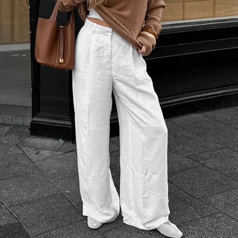 Linnen broeken dames voor casual chic looks β Elegant en comfortabel