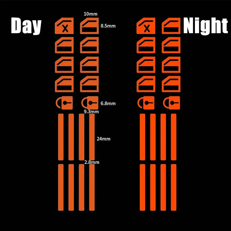 auto stickers - 18 stuks voor stijlvolle verlichting in je auto