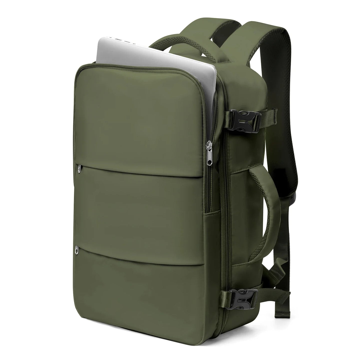 Handbagage rugzak met flessenhouder en laptopvak