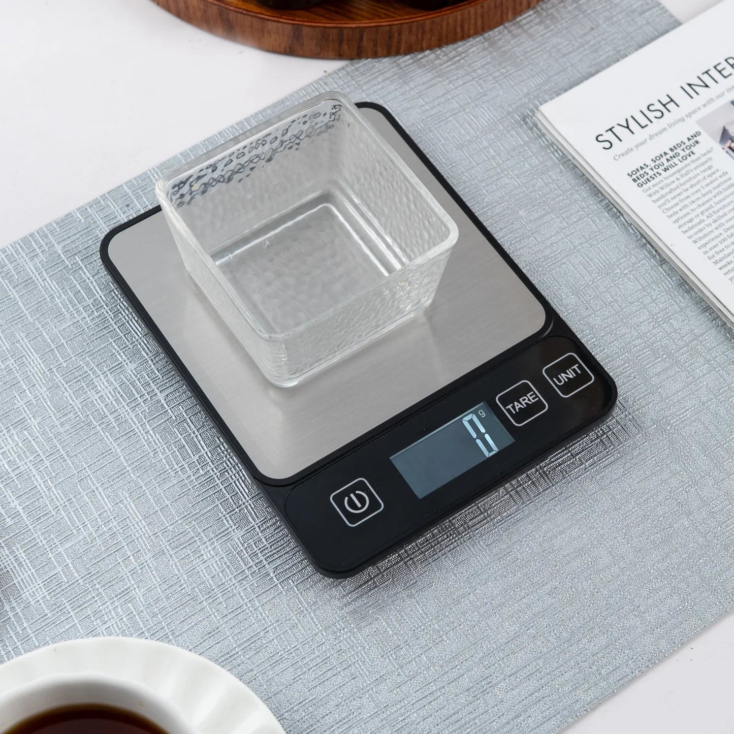 Digitale weegschaal met bluetooth verbinding