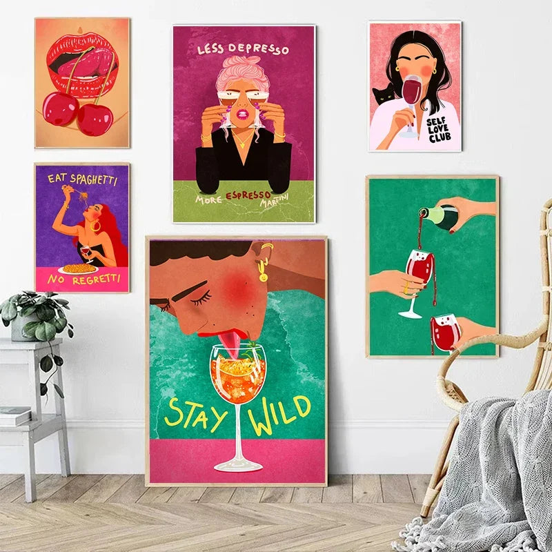 Poster met bospad of natuurpad