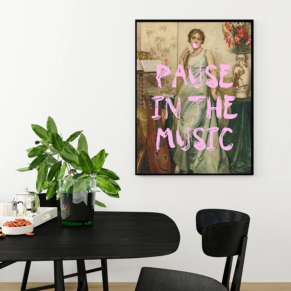 Abstracte poster in pasteltinten