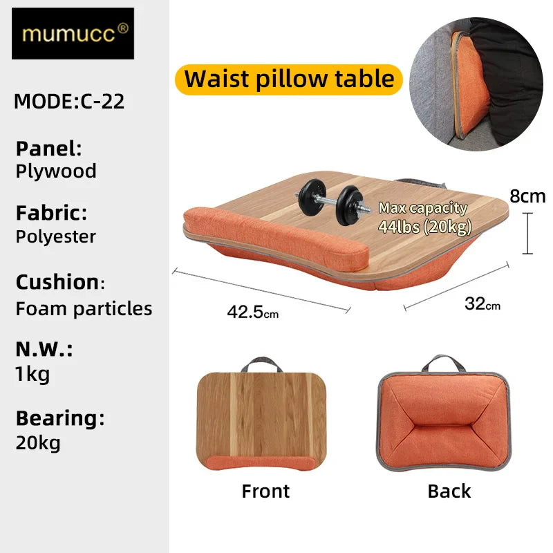 Multifunctioneel dienblad voor op schoot