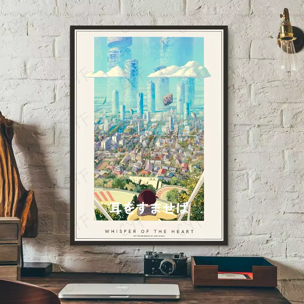 Poster met dieren in zachte kleuren