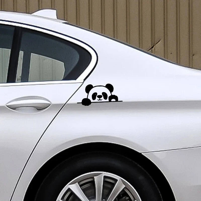 Auto stickers - Schattige Panda Set voor Unieke Autodecoratie
