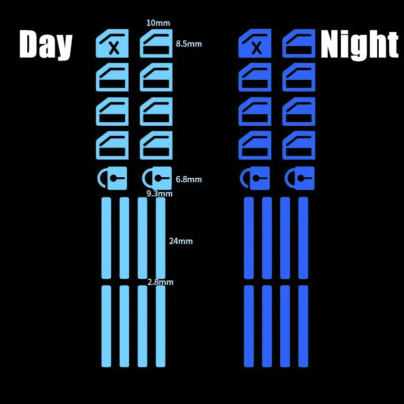 auto stickers - 18 stuks voor stijlvolle verlichting in je auto