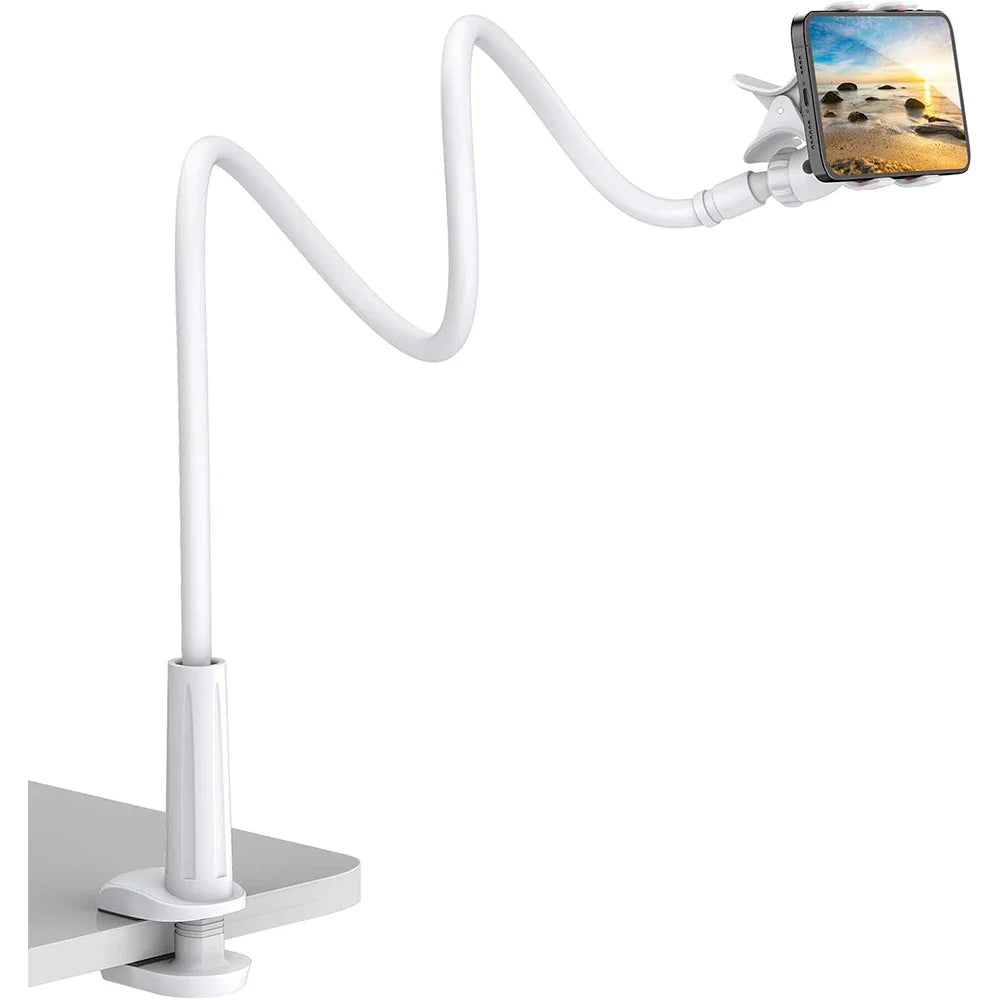 Zwarte telefoonhouder met stevige constructie