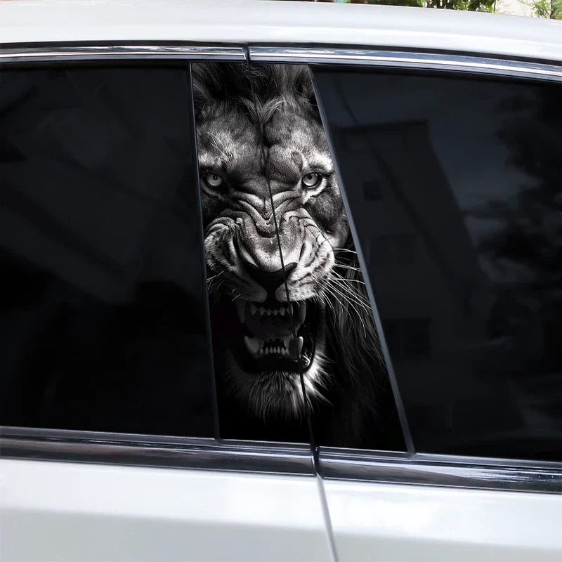 auto stickers - krachtige dieren voor unieke uitstraling