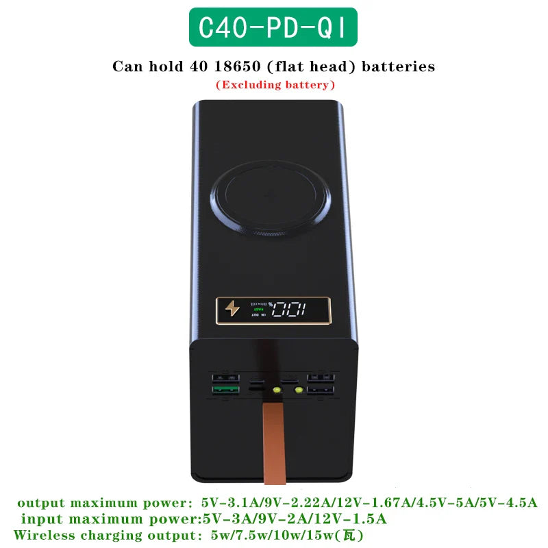 Powerbank Action met kleurrijk design