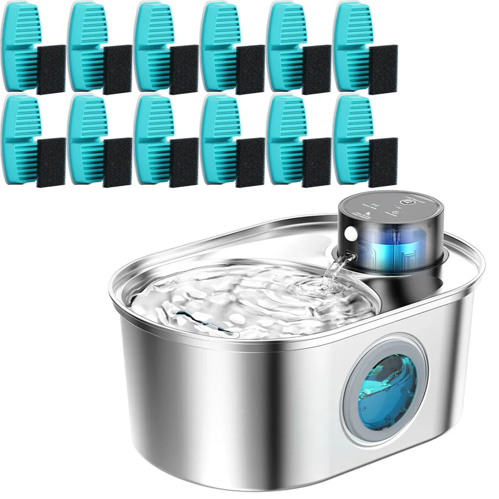 Waterfontein kat met ronde vorm – Geen scherpe hoeken