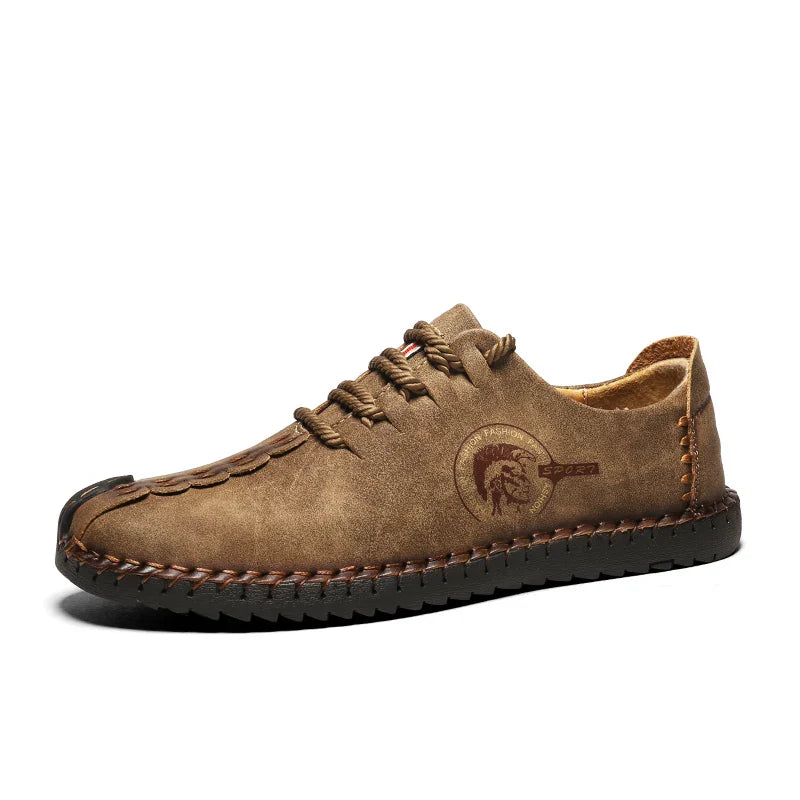 Zomerse wandelschoen heren met ademende stof