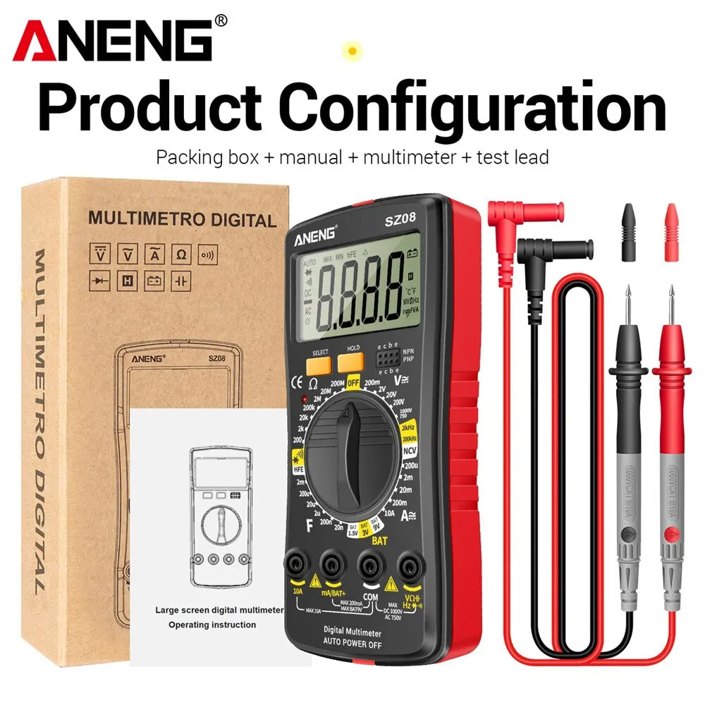 Veilige multimeter met beschermhoes