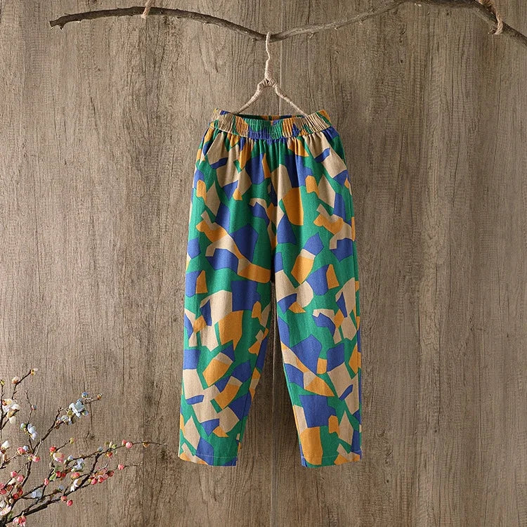 Linnen broek dames met trekkoord – Casual en comfortabel