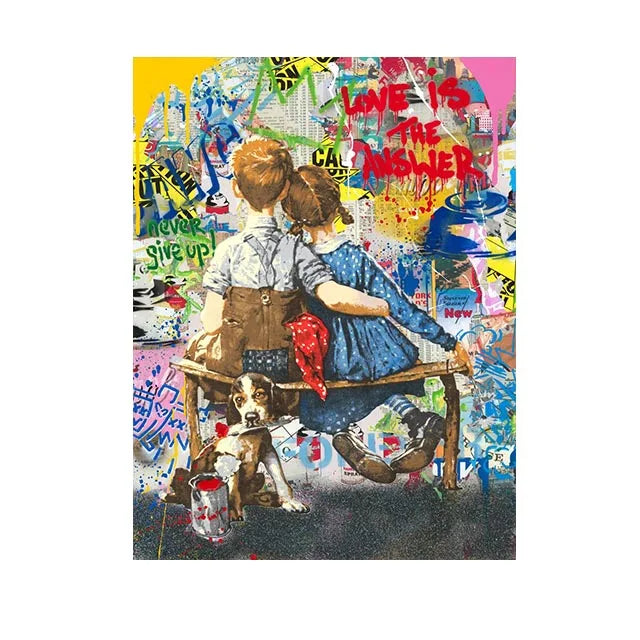 Abstracte posters in aardetinten