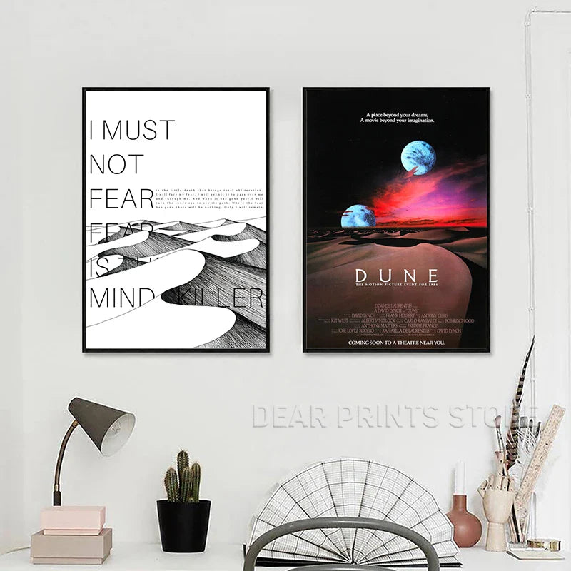 Posters in galerie-opstelling combineren
