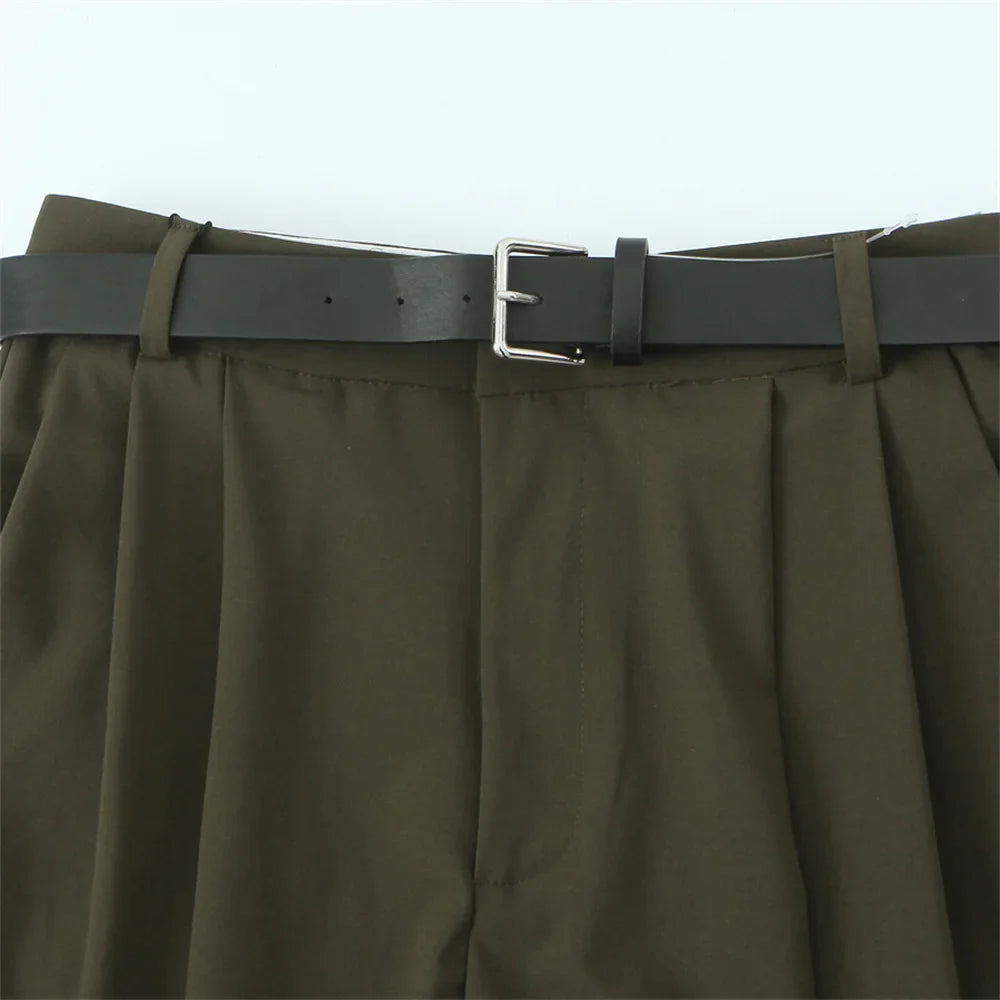 H&M linnen broek met steekzakken – Praktisch en stijlvol
