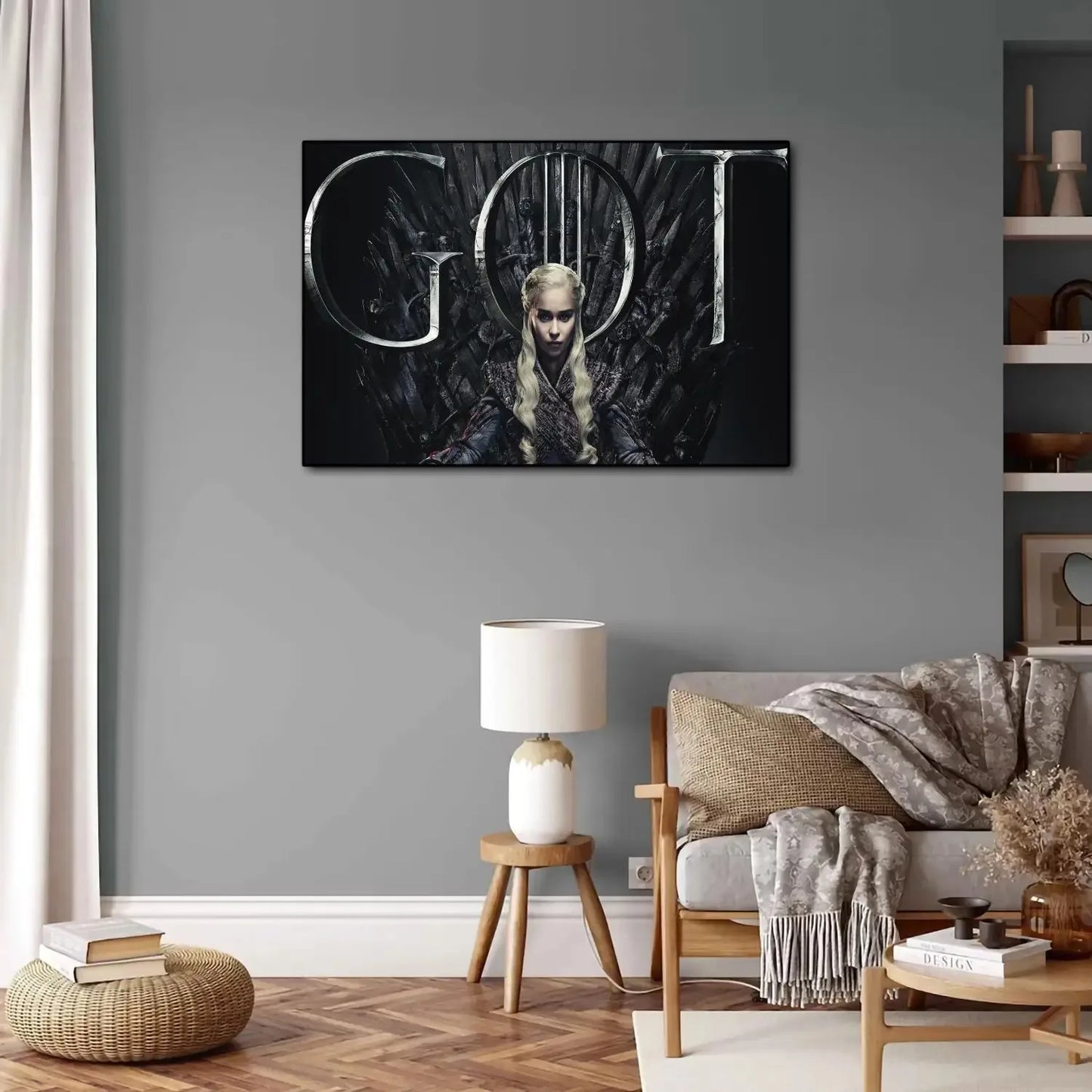 Abstracte poster in pasteltinten