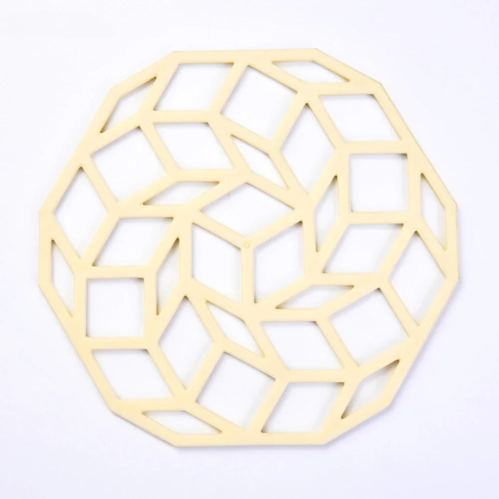 Hittebestendige pan onderzetter in zwart – Stijlvol en praktisch