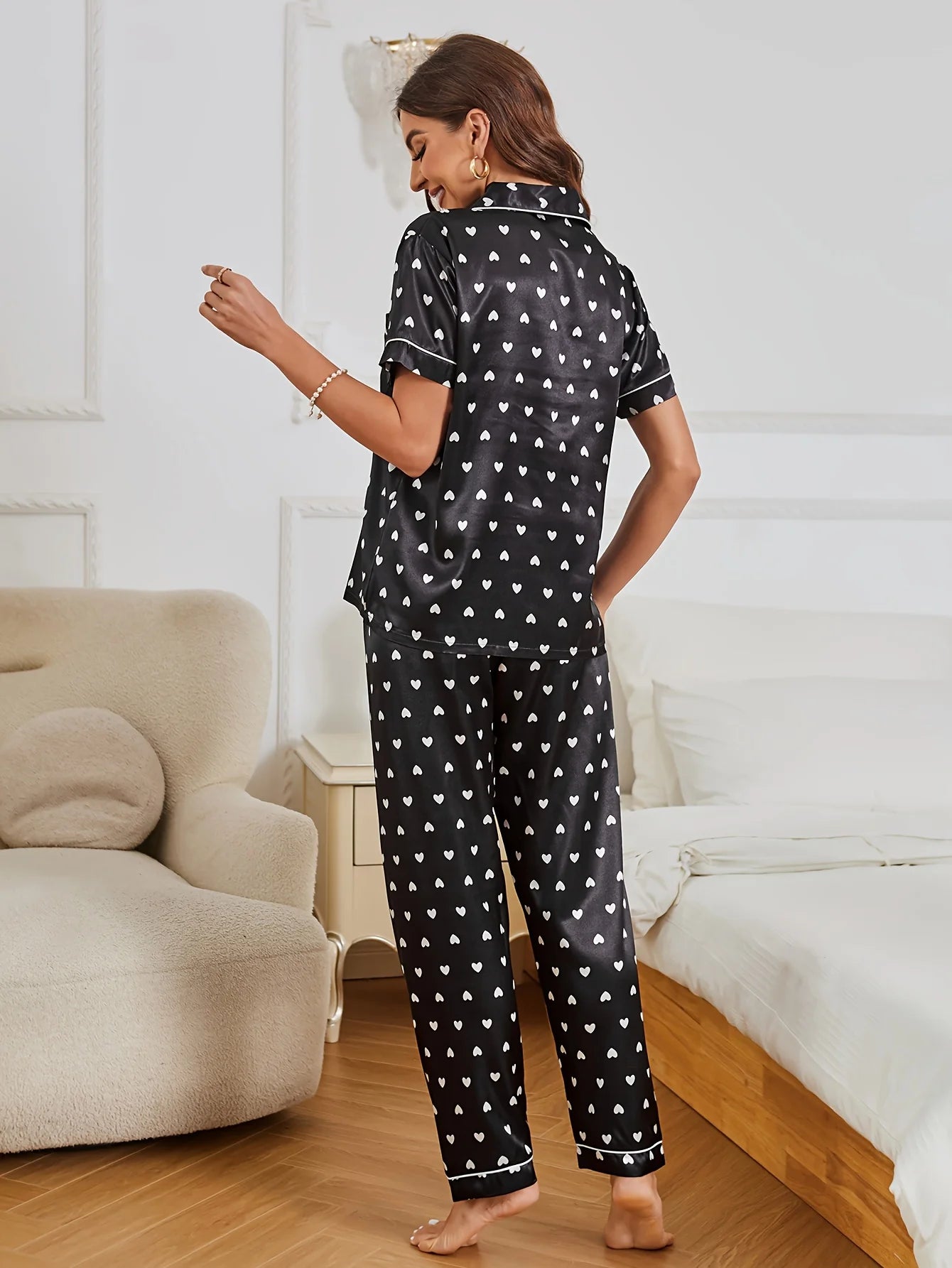 Dames pyjama Livera met warme stoffen
