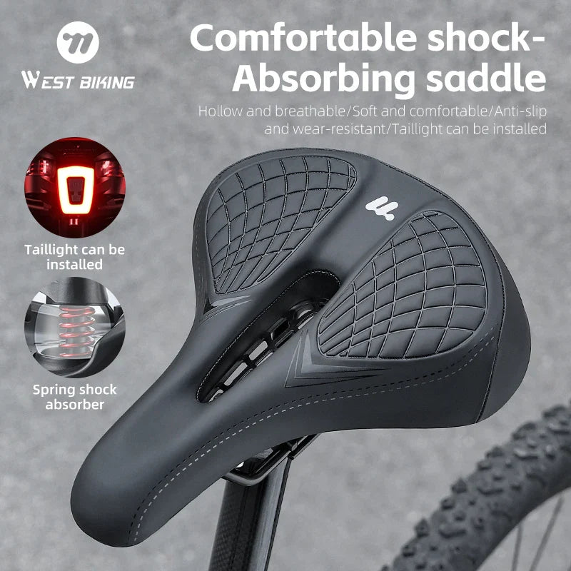Zadel fiets met waterdichte afwerking