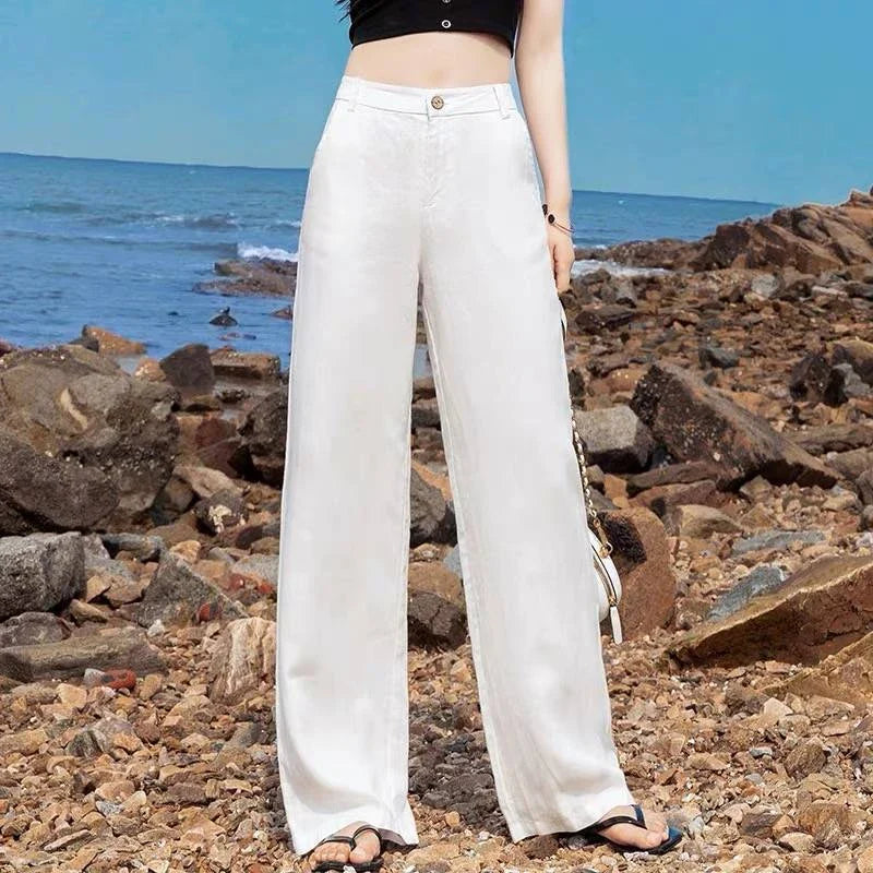 C&A linnen broeken dames voor dagelijks comfort – Eenvoud en stijl