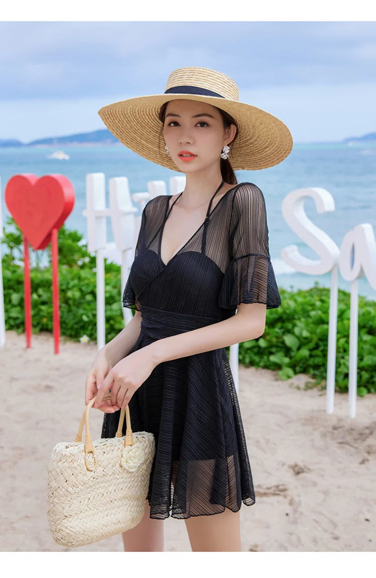 Zwemjurk met elastische taille – Voor een comfortabele pasvorm