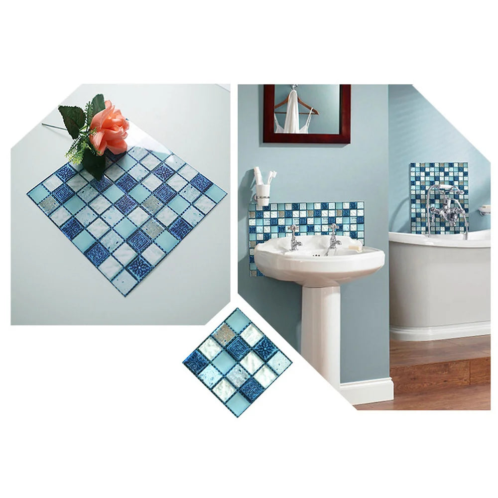Zwarte mozaiek toilet tegels – Luxe en diepte