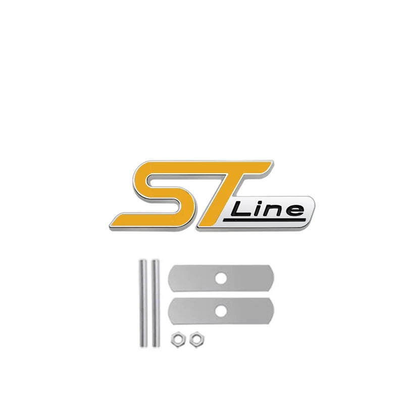 auto stickers - kleurrijke ST Line stickers voor unieke uitstraling