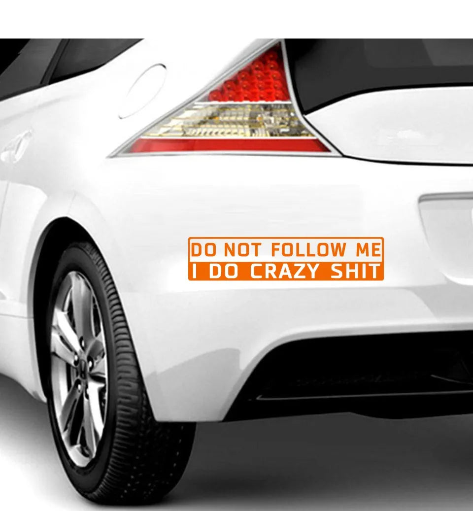 Auto stickers - Kleurrijke tekst voor unieke achterruit