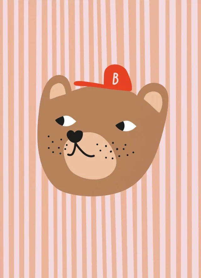 Poster met grafisch ontwerp in kleur