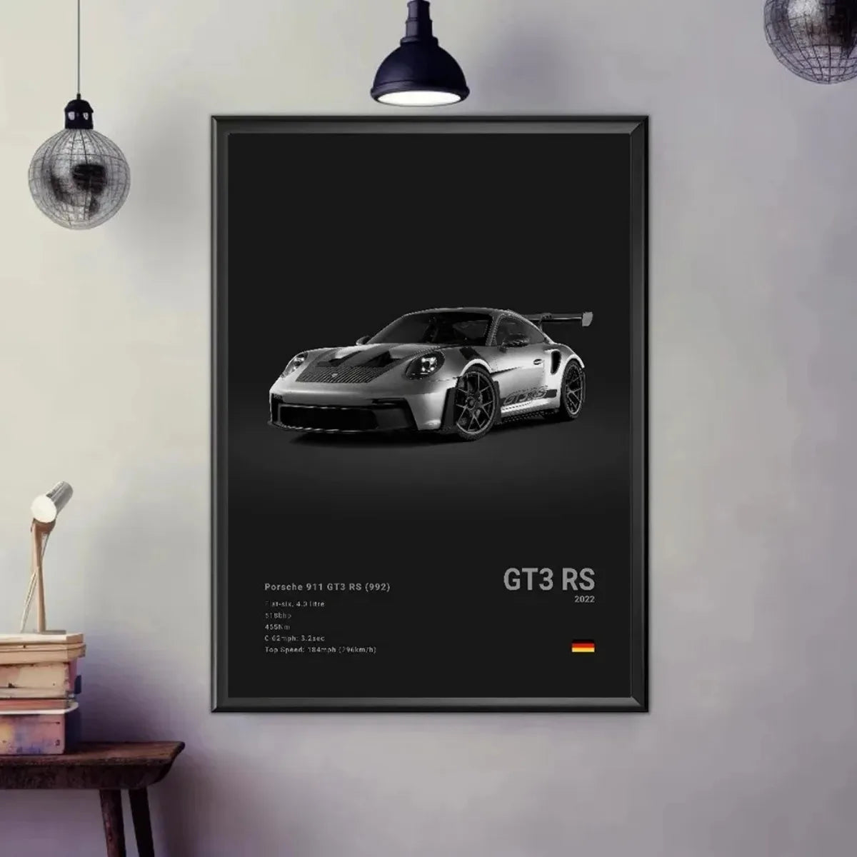 Grafische posters in zwart-wit stijl