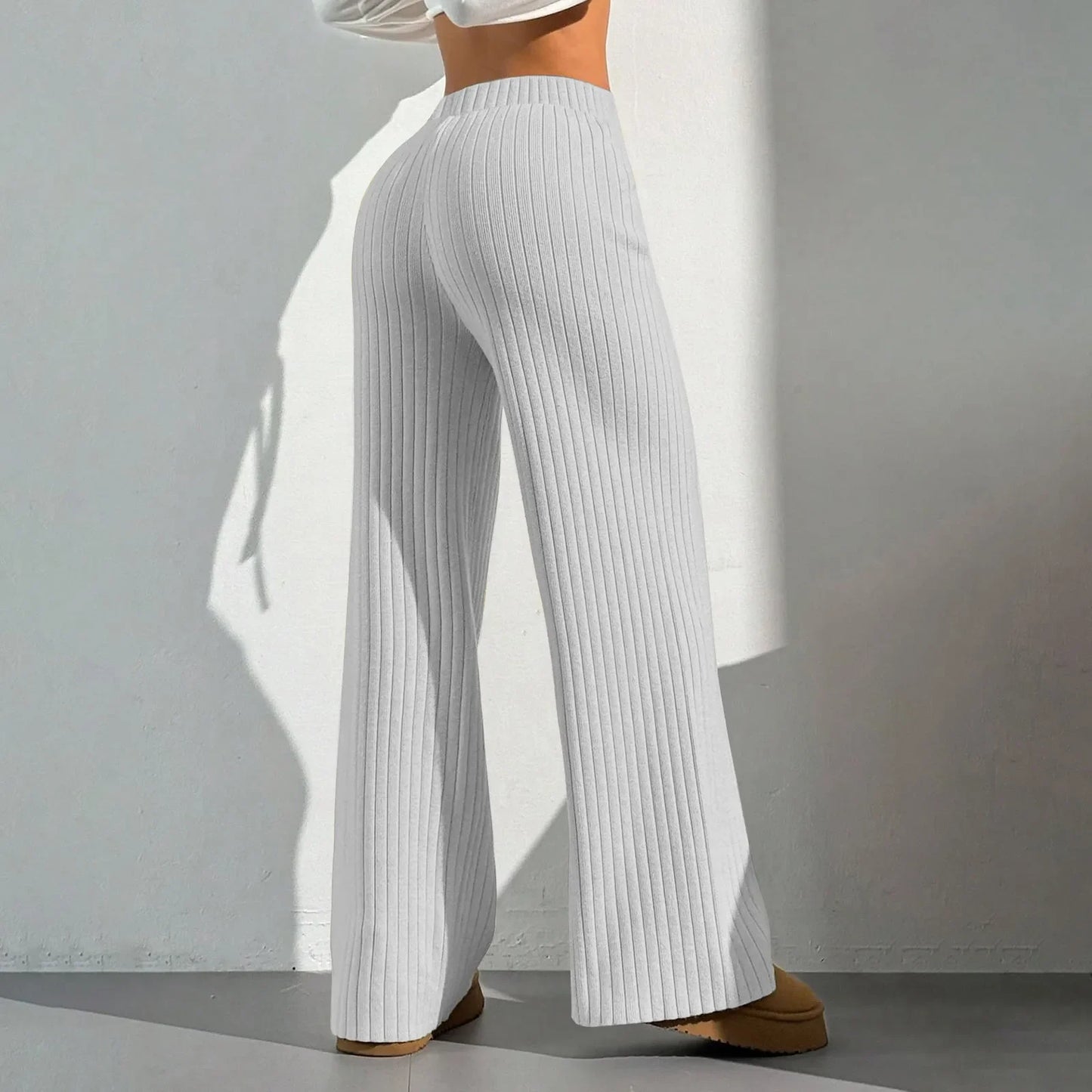 H&M linnen broek dames met rechte pijpen – Minimalistisch design