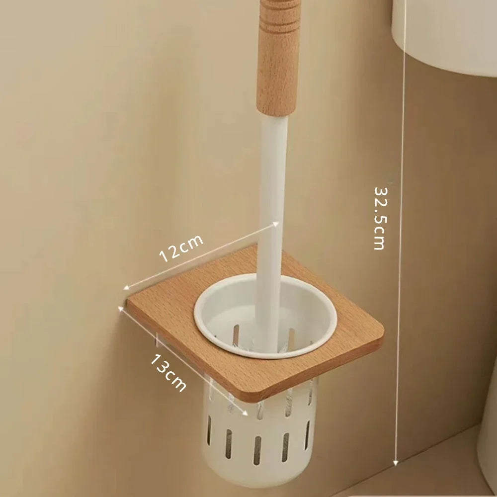 Toiletborstel met open designhouder – Makkelijk schoon te houden