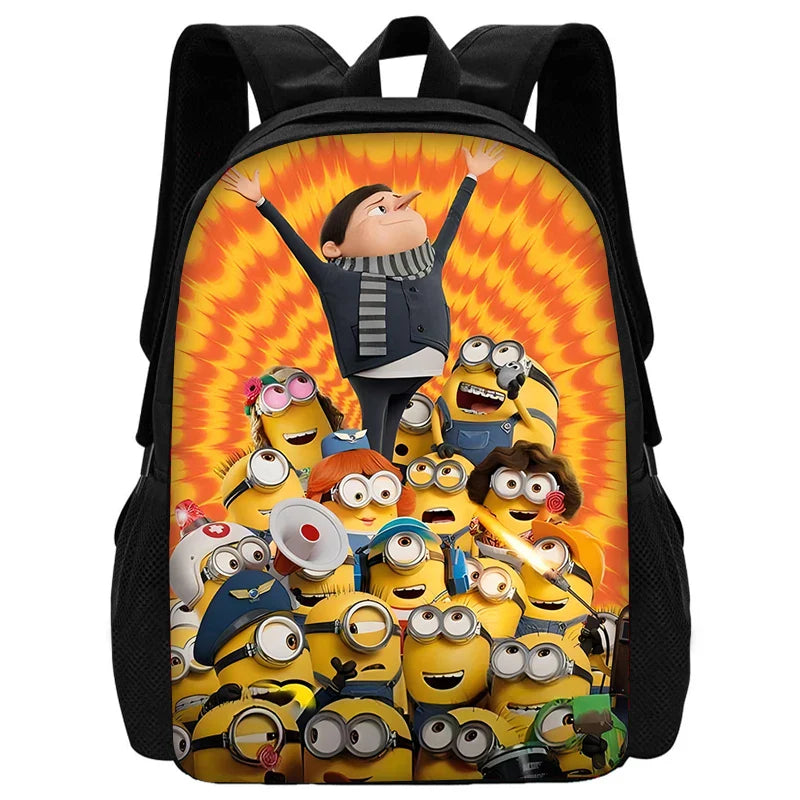 Schooltas jongens met rits en voorvak – Voor al je spullen