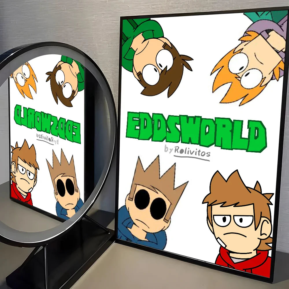 Kunstposter met klassiek werk