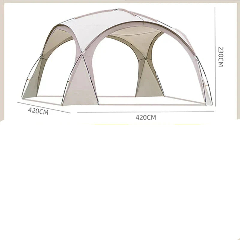 Pop-up tent met reflecterende lijnen β Veilig in het donker