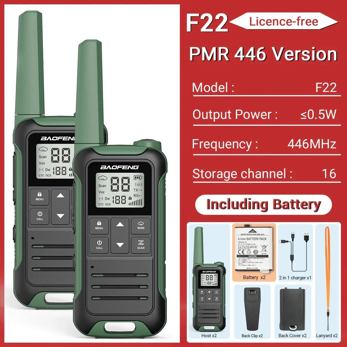 Walkie talkie Action met duidelijke instructies