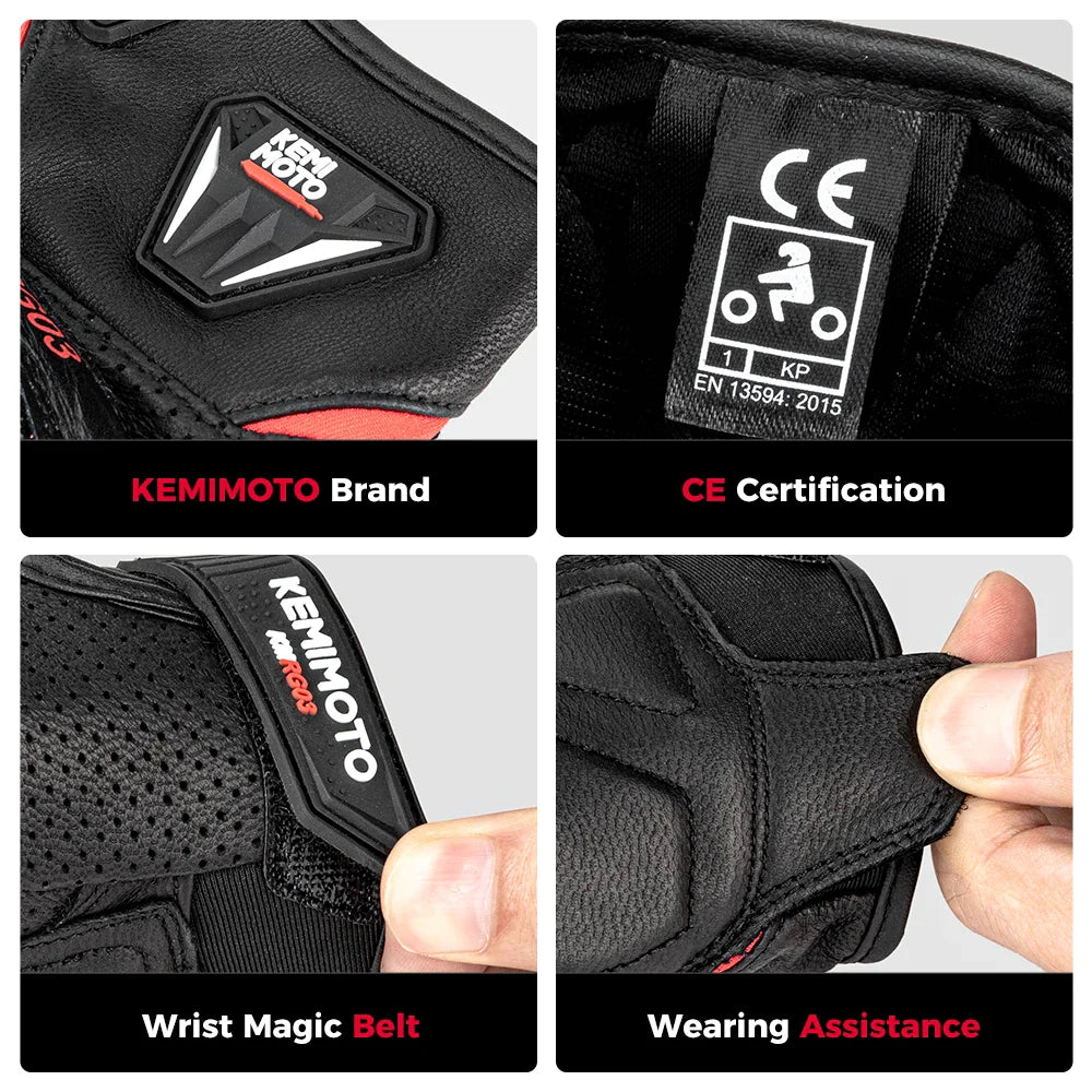 Herfst-winter handschoenen voor heren in leder