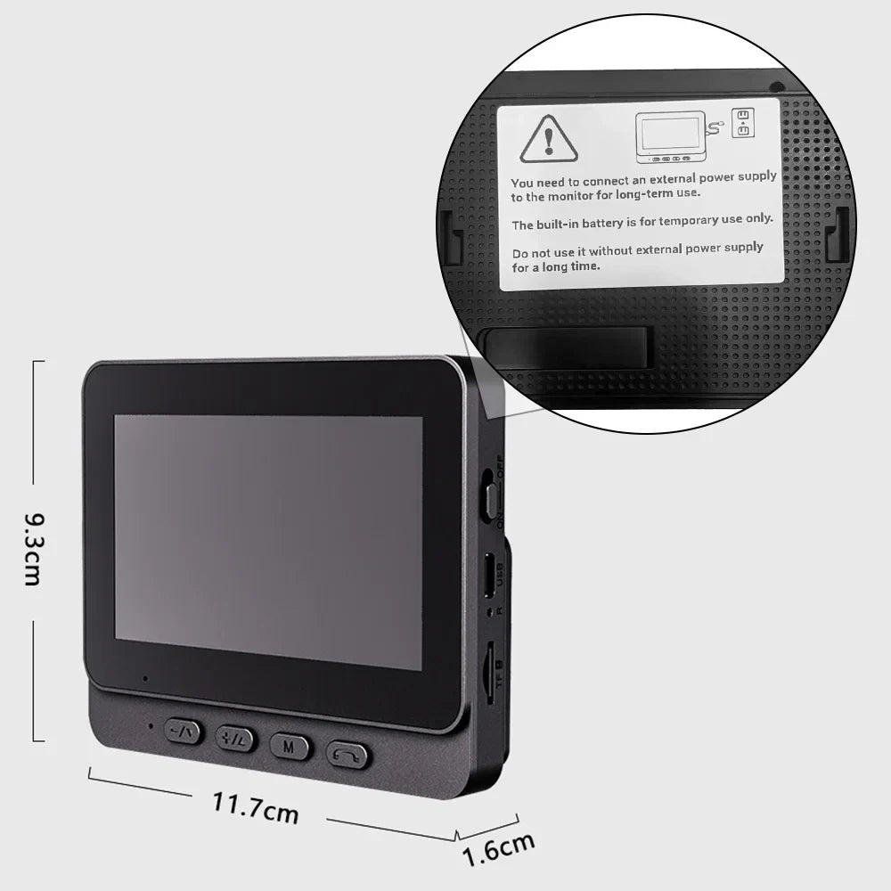 Deurbel met video en wifi-connectie β Directe notificaties