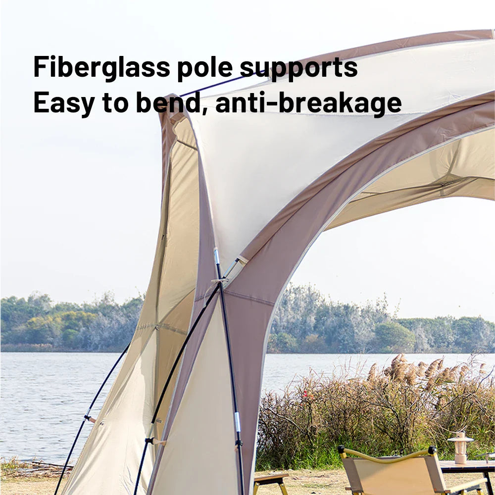 Pop-up tent met binnentent – Extra comfort en bescherming